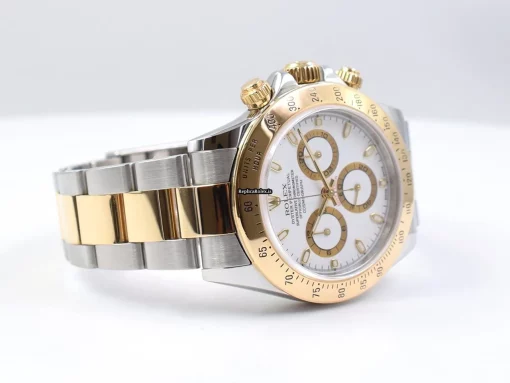 Attractive Replica Rolex Daytona 116523 Caliber 4130 Automatic Movement 40mm Gold/steel Case Mens/unisex Watch - Image 7