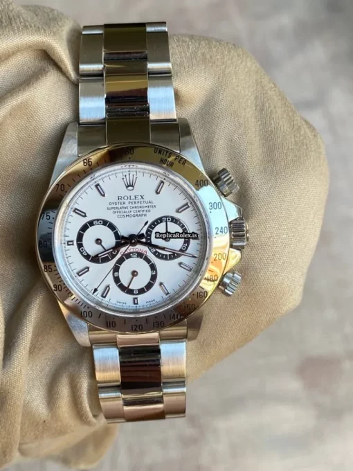 Wonderful Fake Rolex Daytona 16520 Zenith El Primero Caliber 4030 Automatic Movement 40mm Steel Case Mens/unisex Watch - Image 10