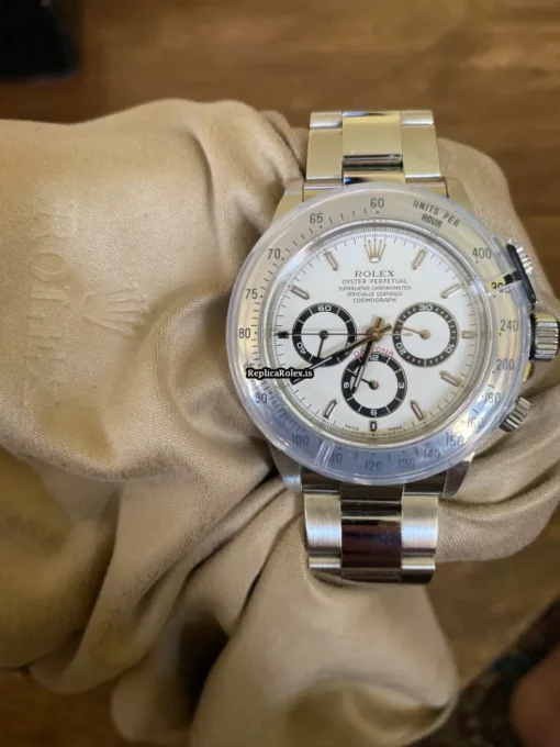 Wonderful Fake Rolex Daytona 16520 Zenith El Primero Caliber 4030 Automatic Movement 40mm Steel Case Mens/unisex Watch - Image 11