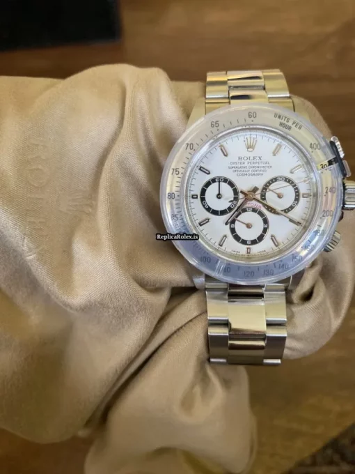 Wonderful Fake Rolex Daytona 16520 Zenith El Primero Caliber 4030 Automatic Movement 40mm Steel Case Mens/unisex Watch - Image 12