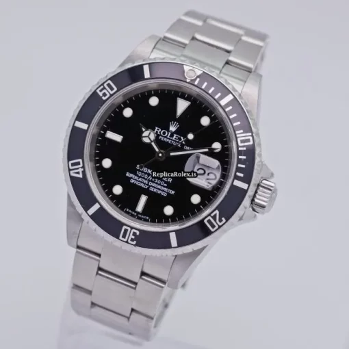 Trustworthy Replica Rolex Submariner Date 16610 Automatic Movement 40mm Steel Case Mens/unisex Watch - Image 2