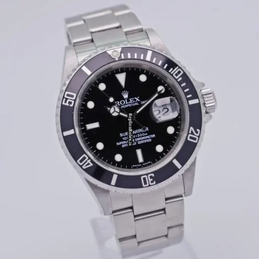 Trustworthy Replica Rolex Submariner Date 16610 Automatic Movement 40mm Steel Case Mens/unisex Watch - Image 4