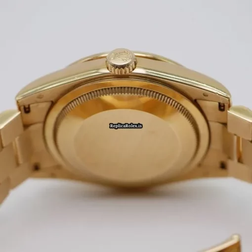 Reliable Fake Rolex Day-date 36 118348 Automatic Movement 36mm Yellow Gold Case Mens/unisex Watch - Image 5