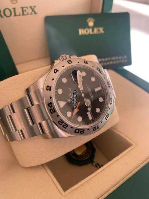 Excellent Fake Rolex Explorer II 16570 Caliber 3185 Automatic Movement 42mm Steel Case Mens/unisex Watch - Image 3