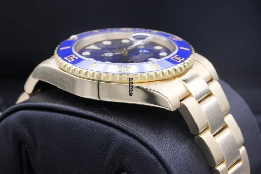 Aaa Copy Rolex Submariner Date 116618lb Caliber 3135 Automatic Movement 40mm Yellow Gold Case Mens/unisex Watch - Image 4