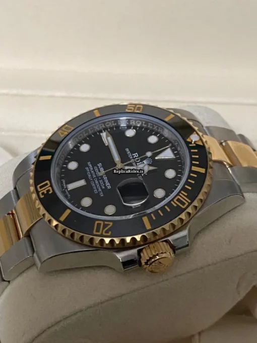 Lovely Imitation Rolex Submariner Date 116613ln Caliber 3135 Automatic Movement 40mm Gold/steel Case Mens/unisex Watch - Image 2