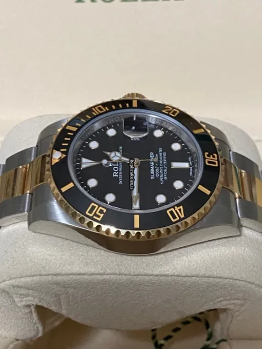 Lovely Imitation Rolex Submariner Date 116613ln Caliber 3135 Automatic Movement 40mm Gold/steel Case Mens/unisex Watch - Image 4