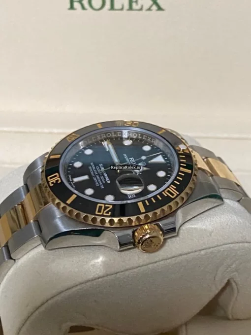 Lovely Imitation Rolex Submariner Date 116613ln Caliber 3135 Automatic Movement 40mm Gold/steel Case Mens/unisex Watch - Image 5