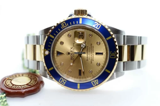 Superb Replica Rolex Submariner Date 16613 Caliber 3135 Automatic Movement 40mm Gold/steel Case Mens/unisex Watch - Image 2