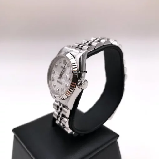 Great Fake Rolex Lady-datejust 69174j Caliber 2135 Automatic Movement 26mm Steel Case Womens Watch - Image 2