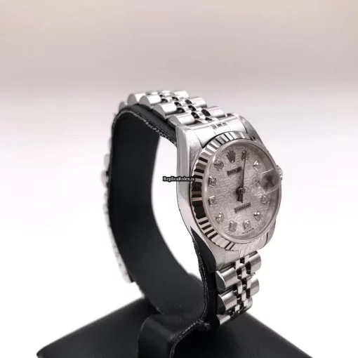 Great Fake Rolex Lady-datejust 69174j Caliber 2135 Automatic Movement 26mm Steel Case Womens Watch - Image 3