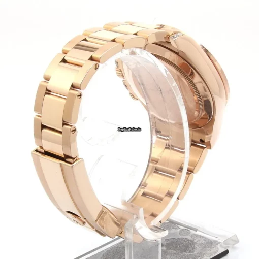 Appealing Fakes Rolex Daytona 116505 Automatic Movement 40mm Rose Gold Case Watch - Image 4