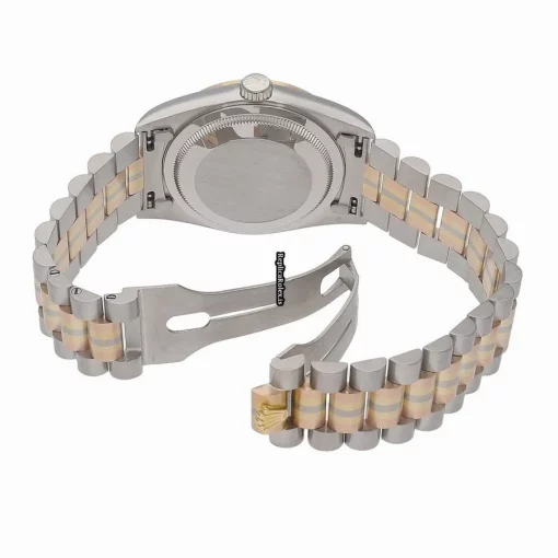 High-end Fake Rolex Day-date 36 18239a Caliber 3155 Automatic Movement 36mm White Gold Case Watch - Image 4