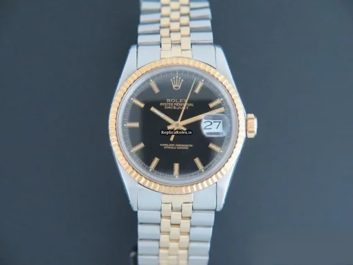 Fantastic Replica Rolex Datejust 1601 Automatic Movement 36mm Gold/steel Case Mens/unisex Watch - Image 3
