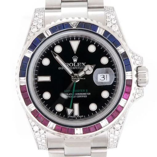 Durable Clone Rolex Gmt-master II 116710ln Automatic Movement 40mm Steel Case Mens/unisex Watch