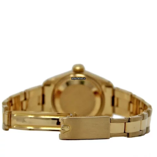 Neat Replica Rolex Lady-datejust 6917 Automatic Movement 26mm Yellow Gold Case Womens Watch - Image 4