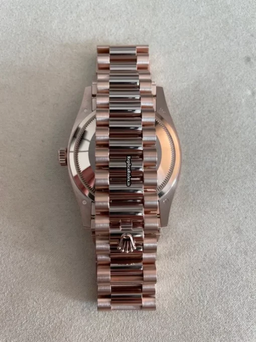 Wonderful Replica Rolex Day-date 36 128235 Caliber 3255 Automatic Movement 36mm Rose Gold Case Mens/unisex Watch - Image 5