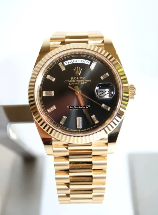 Epic Replica Rolex Day-date 40 228238 Caliber 3255 Automatic Movement 40mm Yellow Gold Case Mens/unisex Watch - Image 2