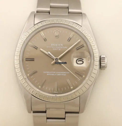 Aaa Replica Rolex Oyster Perpetual Date 1505 Caliber 1570 Automatic Movement 34mm Steel Case Mens/unisex Watch