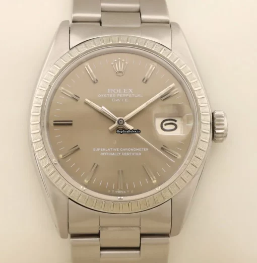 Aaa Replica Rolex Oyster Perpetual Date 1505 Caliber 1570 Automatic Movement 34mm Steel Case Mens/unisex Watch - Image 3