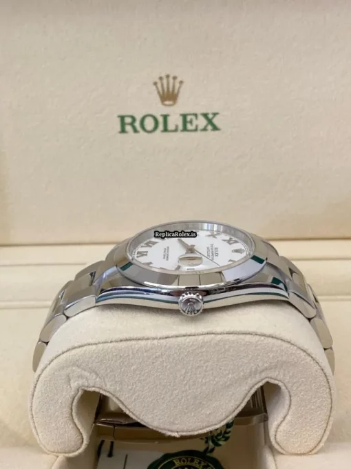 Aaa Fake Rolex Datejust 126300 Automatic Movement 41mm Steel Case Mens/unisex Watch - Image 4