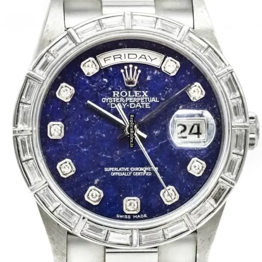 Ideal Fake Rolex Day-date 18366 Automatic Movement 36mm Platinum Case Mens/unisex Watch - Image 3