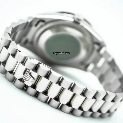 Ideal Fake Rolex Day-date 18366 Automatic Movement 36mm Platinum Case Mens/unisex Watch - Image 6
