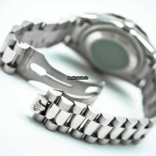 Ideal Fake Rolex Day-date 18366 Automatic Movement 36mm Platinum Case Mens/unisex Watch - Image 7