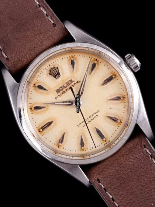 Fantastic Replica Rolex Oyster Perpetual 6564 Caliber 1030 Automatic Movement 34mm Steel Case Mens/unisex Watch - Image 3