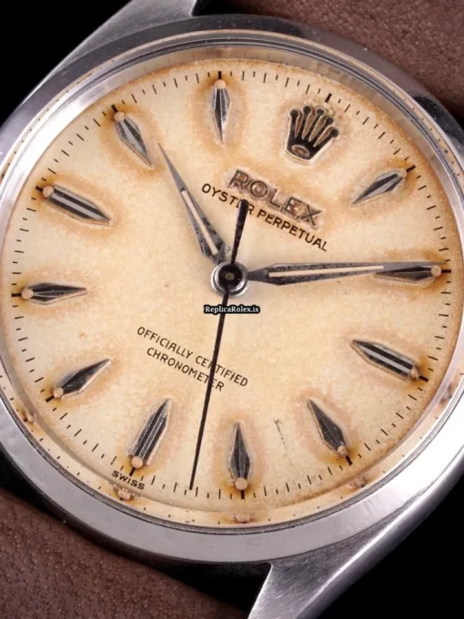 Fantastic Replica Rolex Oyster Perpetual 6564 Caliber 1030 Automatic Movement 34mm Steel Case Mens/unisex Watch - Image 6