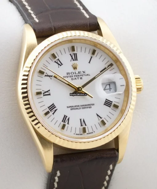 Remarkable Fake Rolex Datejust 68278 Caliber 2135 Automatic Movement 31mm Yellow Gold Case Womens Watch - Image 3