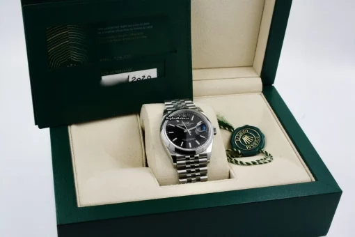 Inexpensive Fake Rolex Datejust 126200 Caliber 3235 Automatic Movement 36mm Steel Case Mens/unisex Watch - Image 13