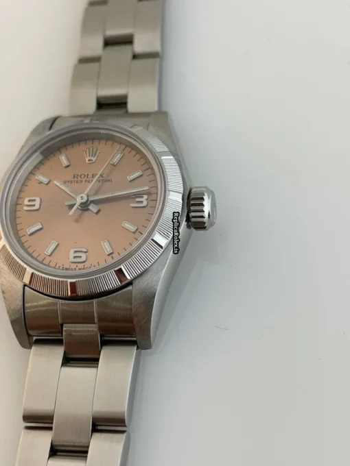 Fantastic Replica Rolex Oyster Perpetual 67230 Caliber 2130 Automatic Movement 26mm Steel Case Womens Watch - Image 5