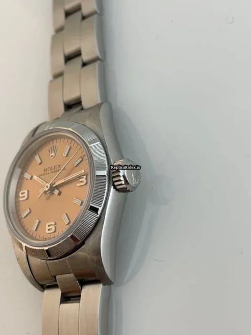 Fantastic Replica Rolex Oyster Perpetual 67230 Caliber 2130 Automatic Movement 26mm Steel Case Womens Watch - Image 6