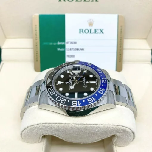 Remarkable Replica Rolex Gmt-master II 116710blnr Caliber 3186 Automatic Movement 40mm Steel Case Mens/unisex Watch - Image 2