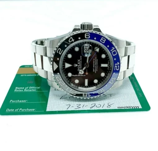 Remarkable Replica Rolex Gmt-master II 116710blnr Caliber 3186 Automatic Movement 40mm Steel Case Mens/unisex Watch - Image 6