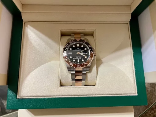 Great Fake Rolex Gmt-master II 126711chnr Caliber 3285 Automatic Movement 40mm Gold/steel Case Mens/unisex Watch