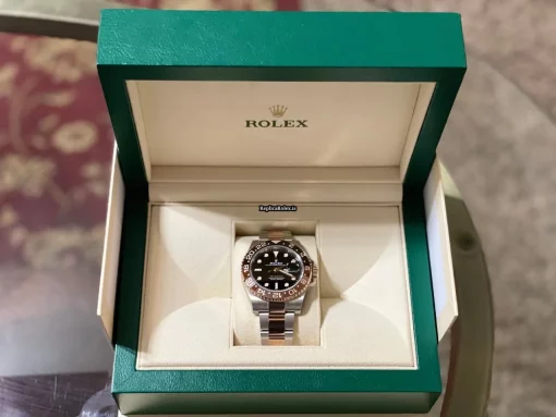 Great Fake Rolex Gmt-master II 126711chnr Caliber 3285 Automatic Movement 40mm Gold/steel Case Mens/unisex Watch - Image 2
