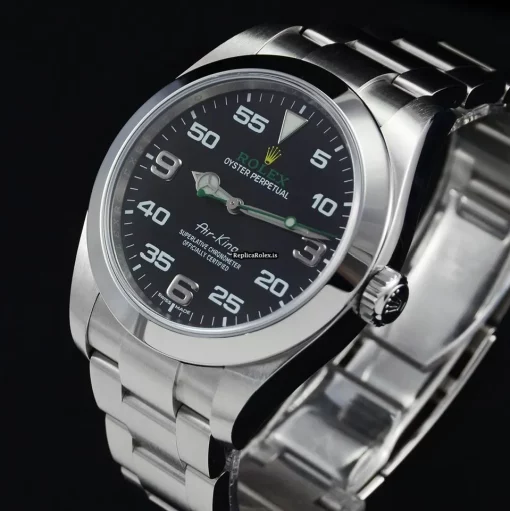 Recommend Replica Rolex Air King 116900 Caliber 3131 Automatic Movement 40mm Steel Case Mens/unisex Watch - Image 9