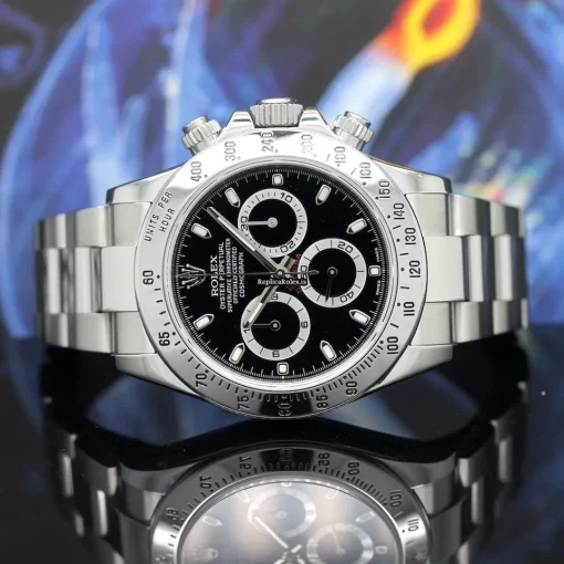 Exquisite Replica Rolex Daytona 116520 Caliber 4130 Automatic Movement 40mm Steel Case Mens/unisex Watch - Image 6