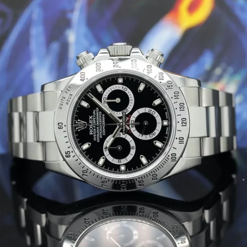 Exquisite Replica Rolex Daytona 116520 Caliber 4130 Automatic Movement 40mm Steel Case Mens/unisex Watch - Image 7