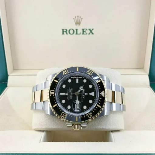 Marvellous Fakes Rolex Sea-dweller 126603 Caliber 3235 Automatic Movement 43mm Gold/steel Case Mens/unisex Watch - Image 3
