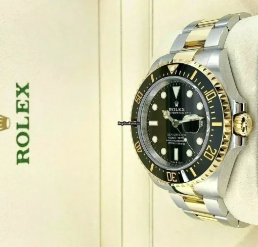 Marvellous Fakes Rolex Sea-dweller 126603 Caliber 3235 Automatic Movement 43mm Gold/steel Case Mens/unisex Watch - Image 5