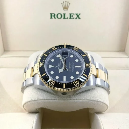Marvellous Fakes Rolex Sea-dweller 126603 Caliber 3235 Automatic Movement 43mm Gold/steel Case Mens/unisex Watch - Image 7