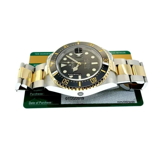 Marvellous Fakes Rolex Sea-dweller 126603 Caliber 3235 Automatic Movement 43mm Gold/steel Case Mens/unisex Watch - Image 8