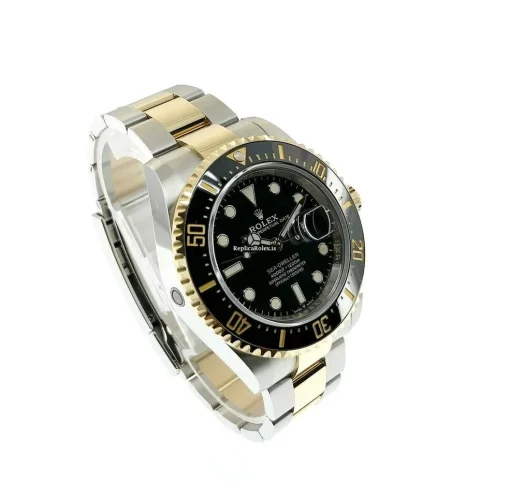 Marvellous Fakes Rolex Sea-dweller 126603 Caliber 3235 Automatic Movement 43mm Gold/steel Case Mens/unisex Watch - Image 9