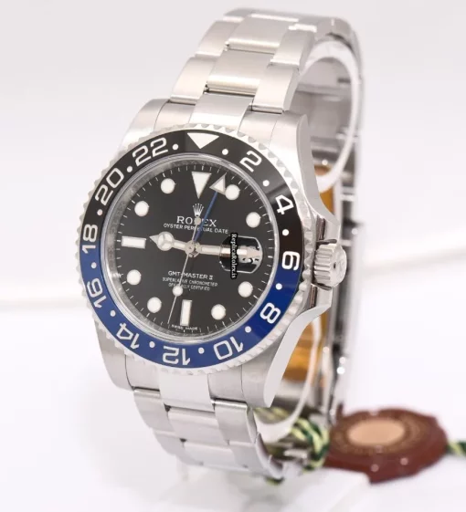 Great Replica Rolex Gmt-master II 116710blnr Caliber 3186 Automatic Movement 40mm Steel Case Mens/unisex Watch - Image 9