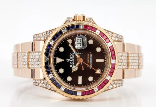 High Quality Replica Rolex Gmt-master II 126715chnr Caliber 3285 Automatic Movement 40mm Rose Gold Case Mens/unisex Watch - Image 3