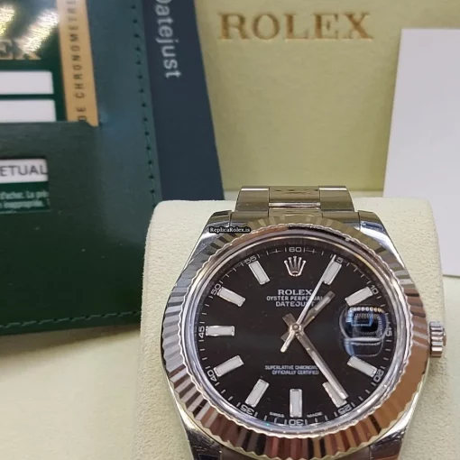 Reliable Knockoff Rolex Datejust II 116334 Caliber 3136 Automatic Movement 41mm Steel Case Mens/unisex Watch - Image 11