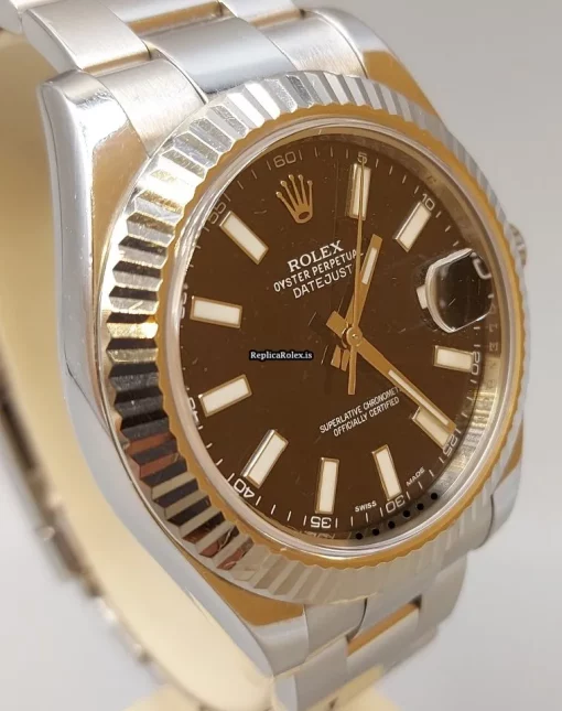Reliable Knockoff Rolex Datejust II 116334 Caliber 3136 Automatic Movement 41mm Steel Case Mens/unisex Watch - Image 9